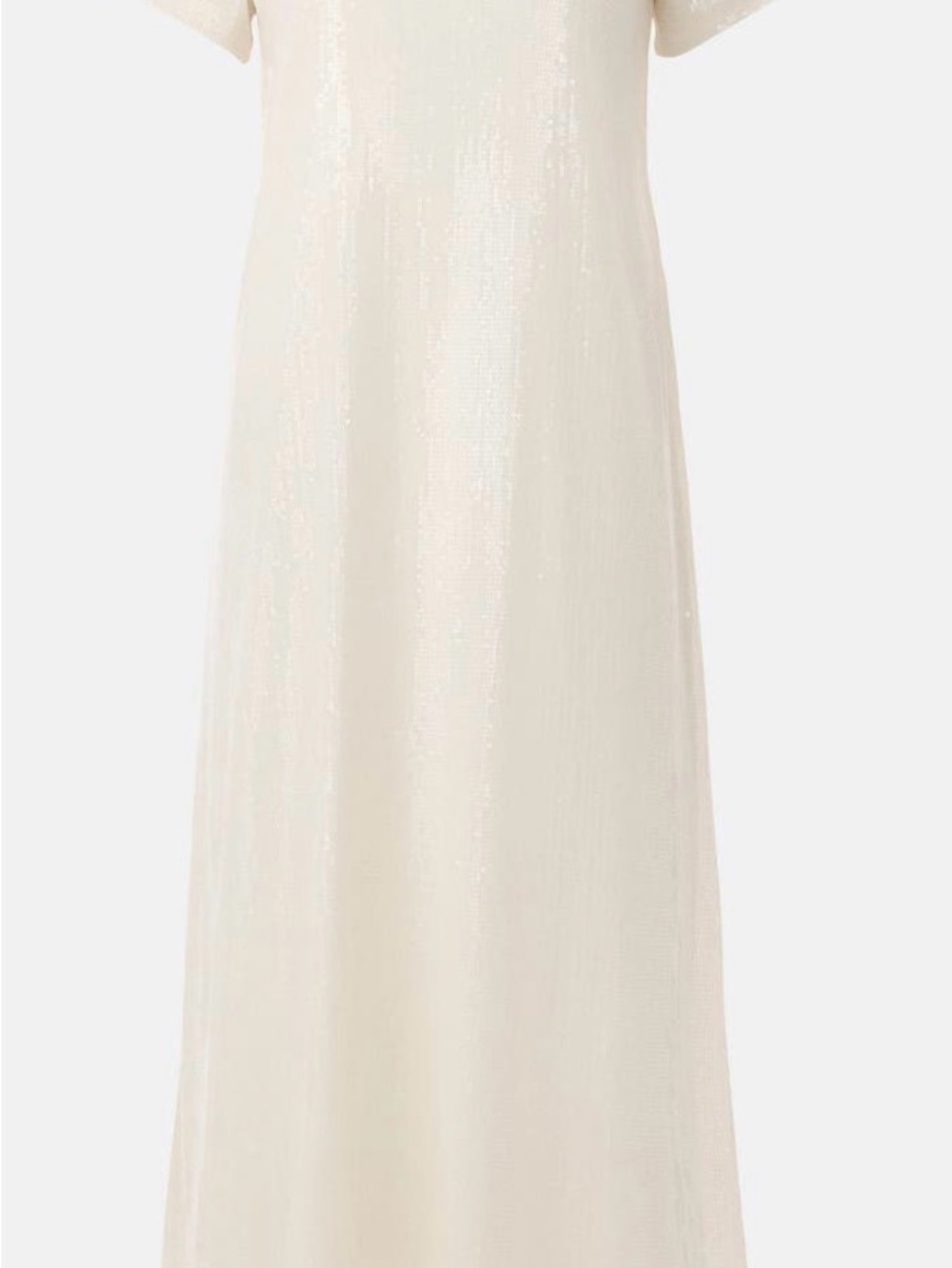Rosetta Getty Cream Bridal-Ready Maxi Dress